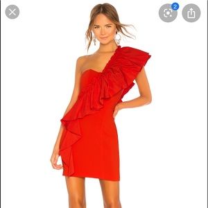 Cinq A Sept Adrie dress in Red Sz 4